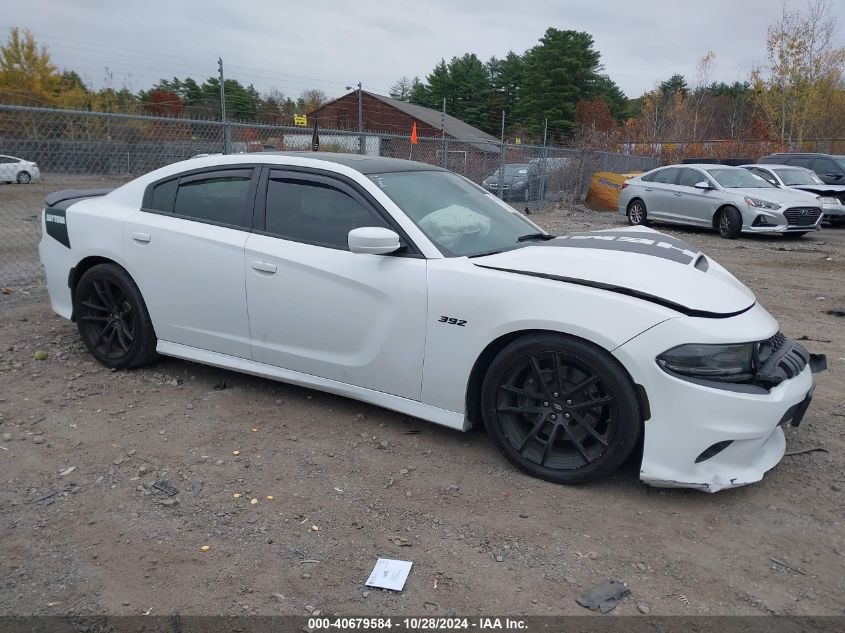 2019 Dodge Charger Scat Pack Rwd VIN: 2C3CDXGJ4KH661753 Lot: 40679584