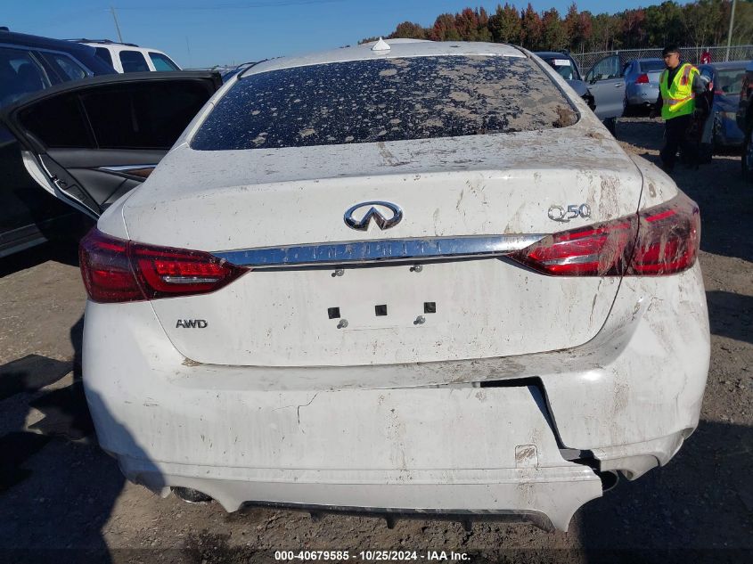 2019 Infiniti Q50 3.0T Luxe VIN: JN1EV7AR8KM559713 Lot: 40679585