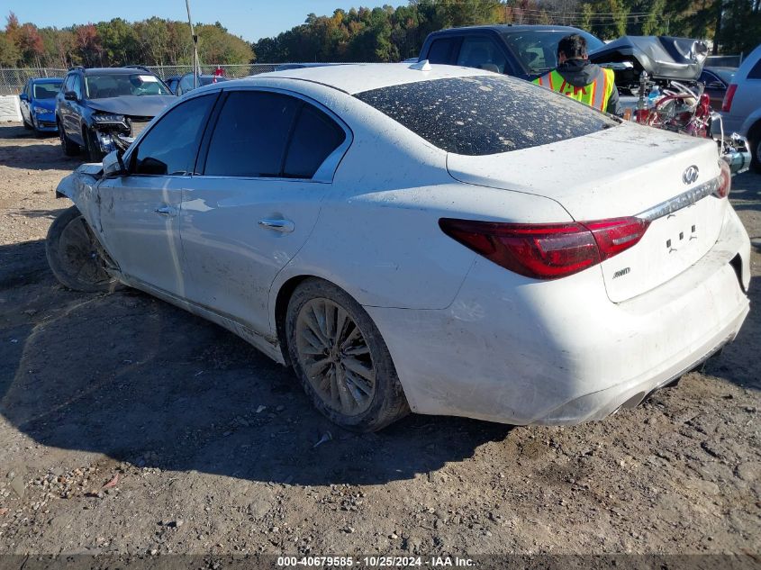 VIN JN1EV7AR8KM559713 2019 INFINITI Q50 no.3