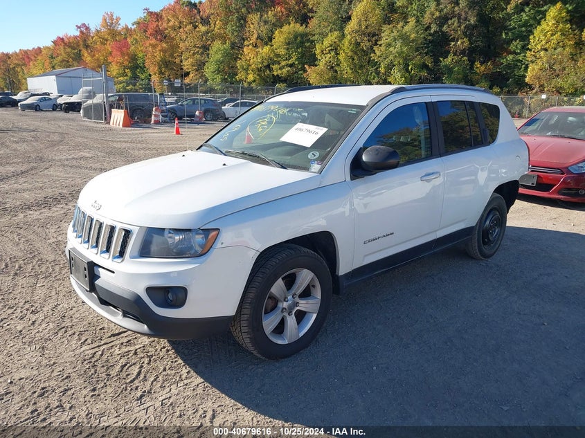 Vin: 1c4njdbb8fd438825, lot: 41168915, jeep compass sport 20152