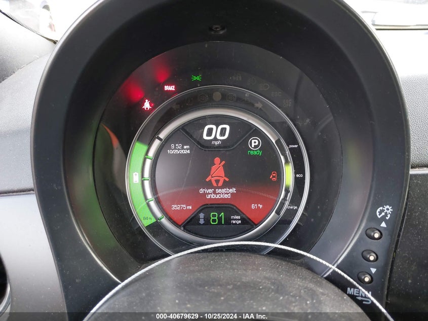 2017 FIAT 500E BATTERY ELECTRIC - 3C3CFFGE3HT594165