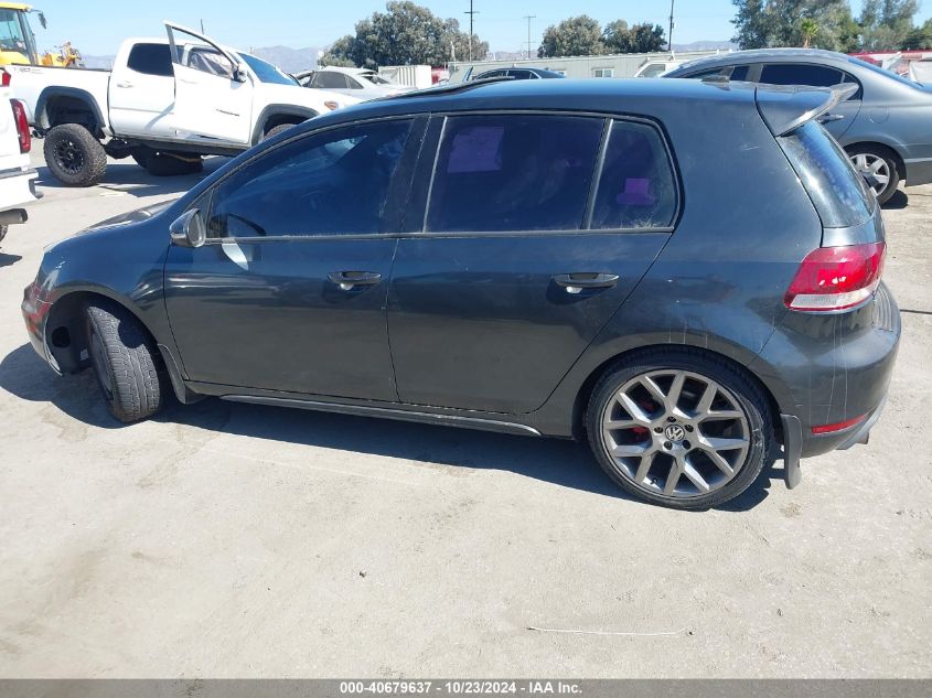 2013 Volkswagen Gti 4-Door VIN: WVWHV7AJ2DW087374 Lot: 40679637