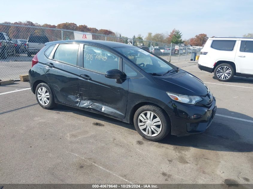 VIN JHMGK5H50GX006516 2016 Honda Fit, LX no.1