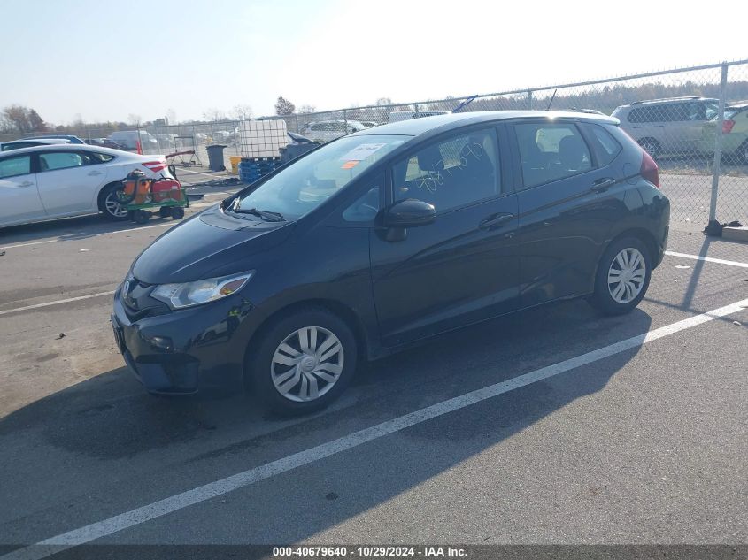 VIN JHMGK5H50GX006516 2016 Honda Fit, LX no.2