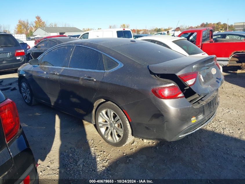 2015 Chrysler 200 Limited VIN: 1C3CCCAB5FN582134 Lot: 40679653