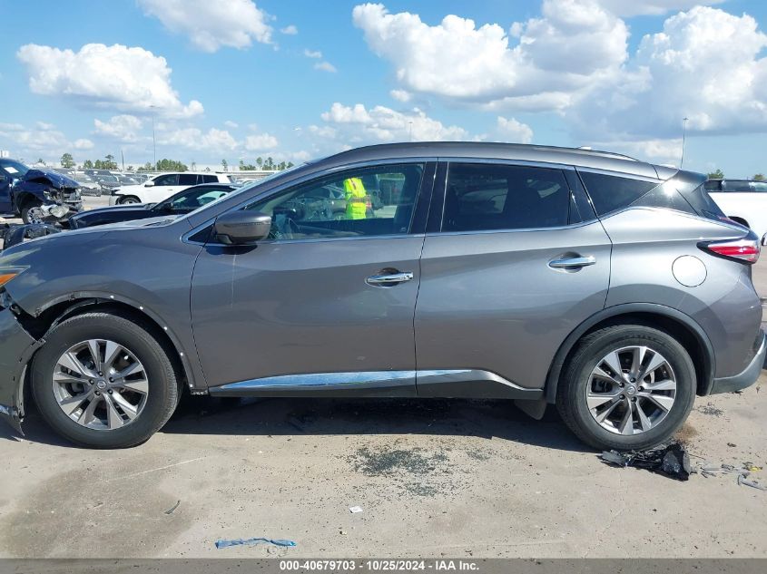 2018 Nissan Murano Sv VIN: 5N1AZ2MG3JN102518 Lot: 40679703