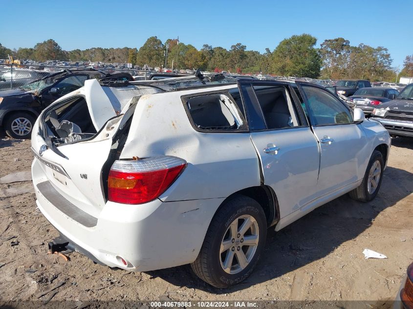 2009 Toyota Highlander VIN: JTEDS41A092093061 Lot: 40679883