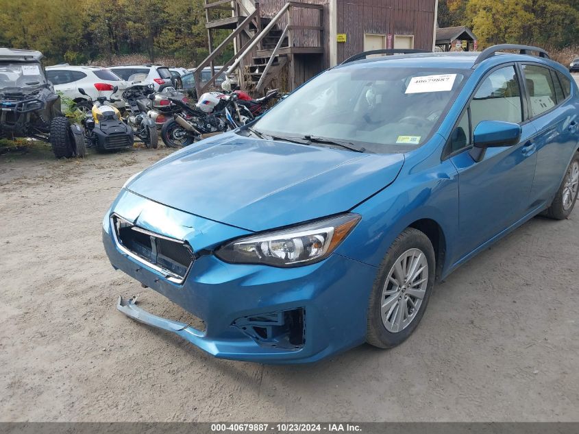 2017 Subaru Impreza 2.0I Premium VIN: 4S3GTAB60H3709521 Lot: 40679887