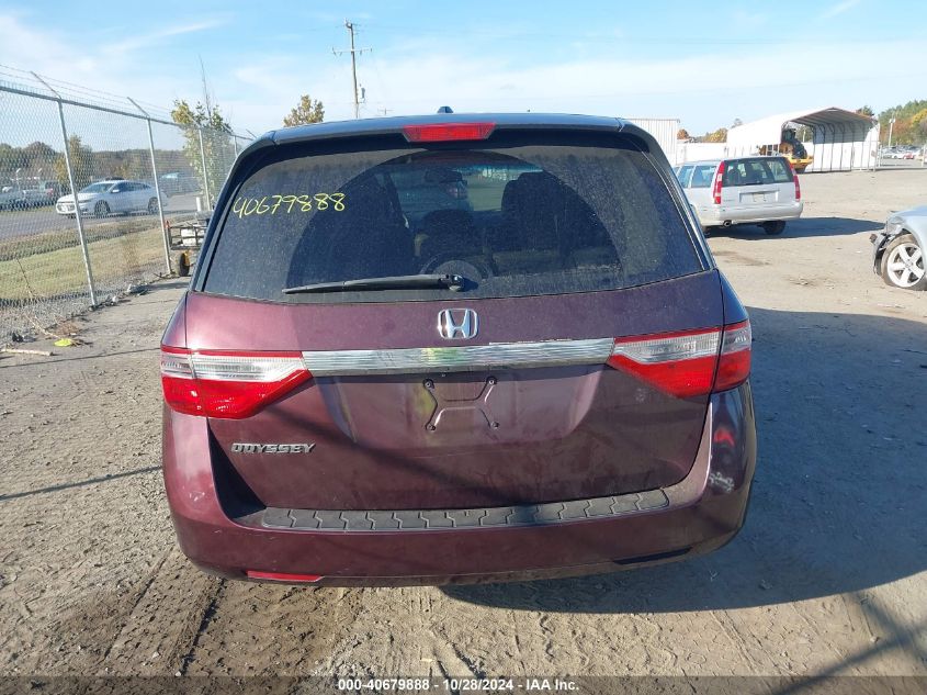 2011 Honda Odyssey Ex-L VIN: 5FNRL5H61BB101153 Lot: 40679888