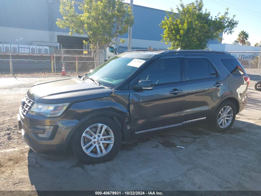 2017 Ford Explorer Xlt VIN: 1FM5K7D80HGB40444 Lot: 40679931