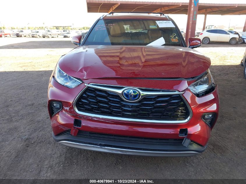 2021 Toyota Highlander Hybrid Platinum VIN: 5TDFARAH5MS006735 Lot: 40679941