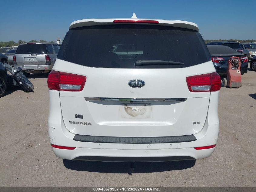 2016 Kia Sedona Sx VIN: KNDMC5C1XG6186230 Lot: 40679957