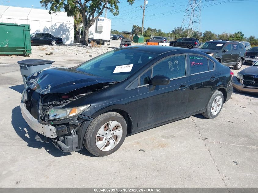 2015 Honda Civic Lx VIN: 19XFB2F53FE045565 Lot: 40679978