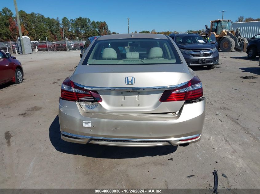 2017 Honda Accord Ex VIN: 1HGCR2F72HA200579 Lot: 40680030