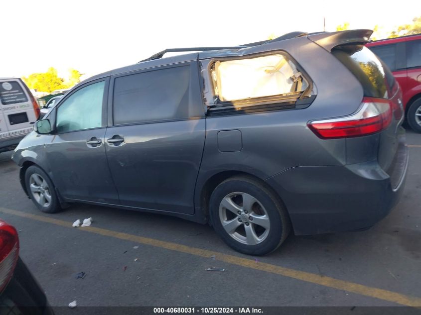 2017 Toyota Sienna Le 8 Passenger VIN: 5TDKZ3DC6HS893689 Lot: 40680031