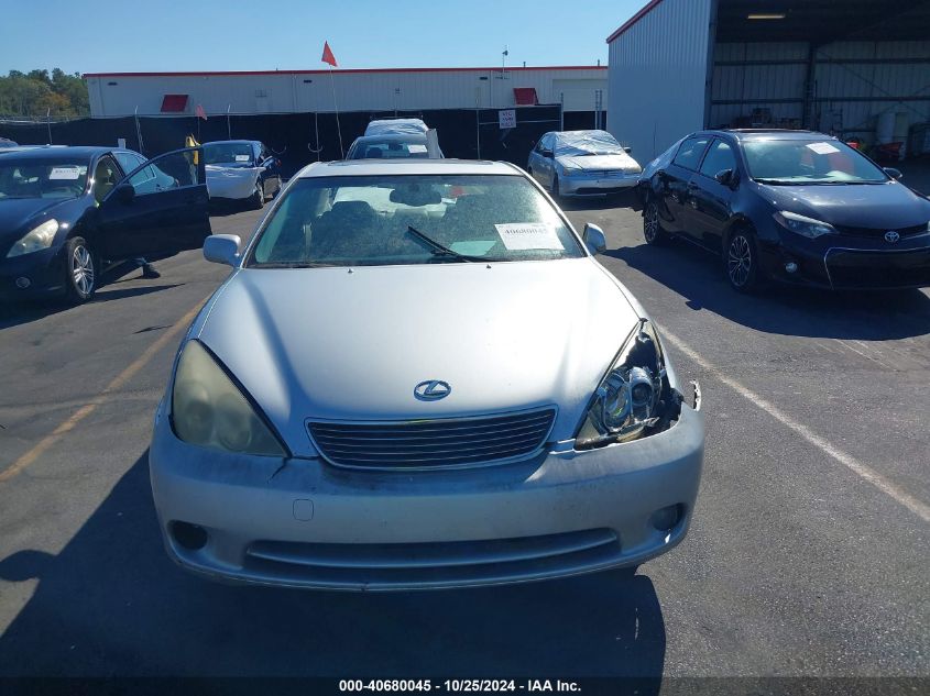 2005 Lexus Es 330 VIN: JTHBA30G955098247 Lot: 40680045