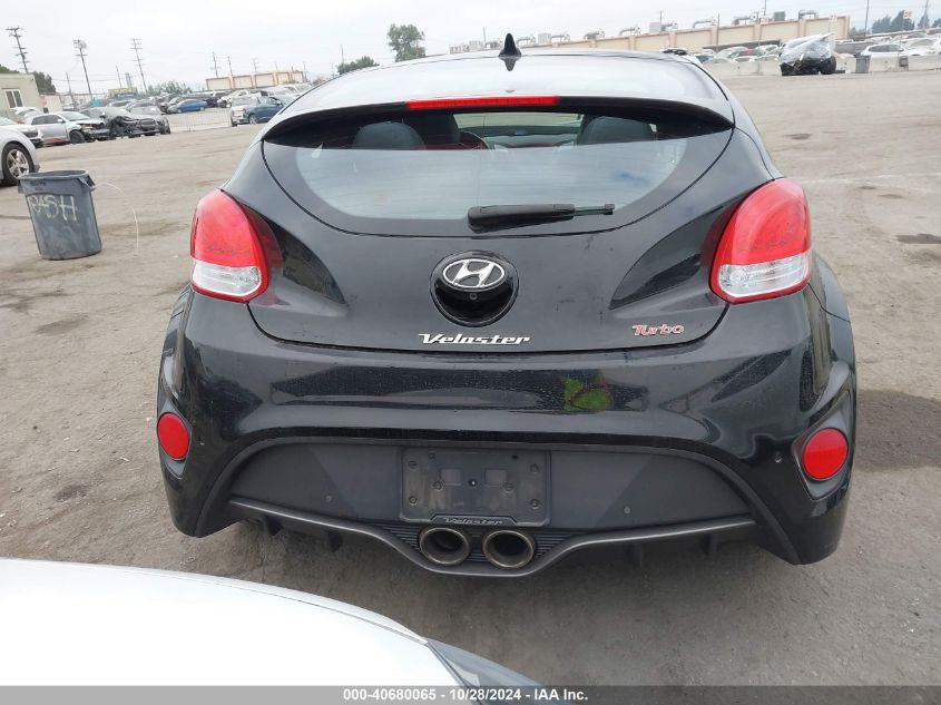 2016 Hyundai Veloster Turbo VIN: KMHTC6AE7GU256376 Lot: 40680065