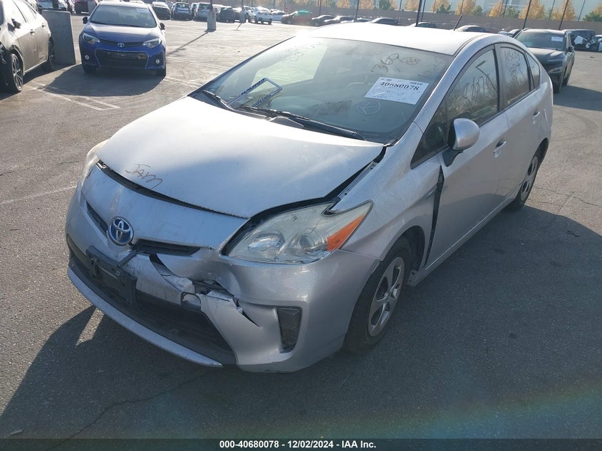 Vin: jtdkn3du1f1928475, lot: 41169375, toyota prius two 20152