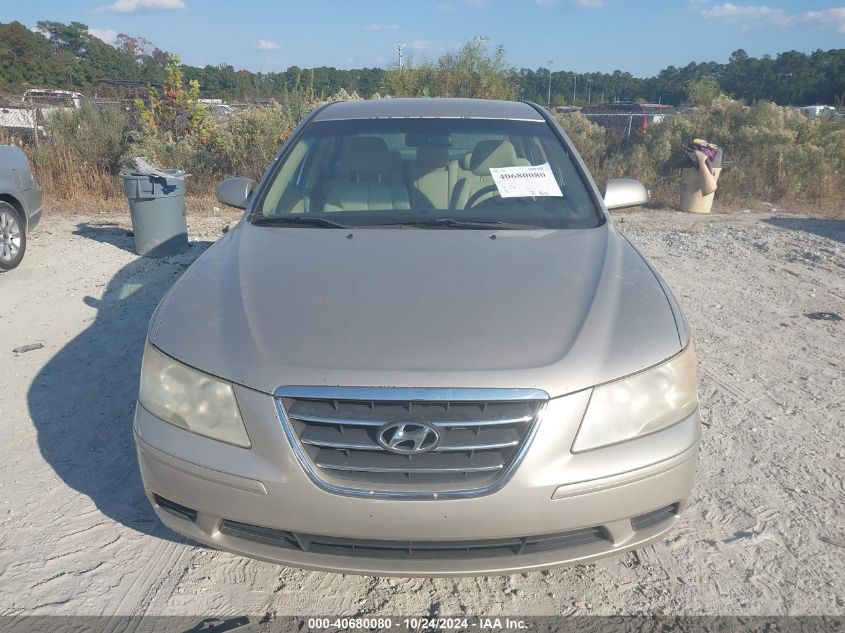 2009 Hyundai Sonata Gls VIN: 5NPET46C09H565922 Lot: 40680080