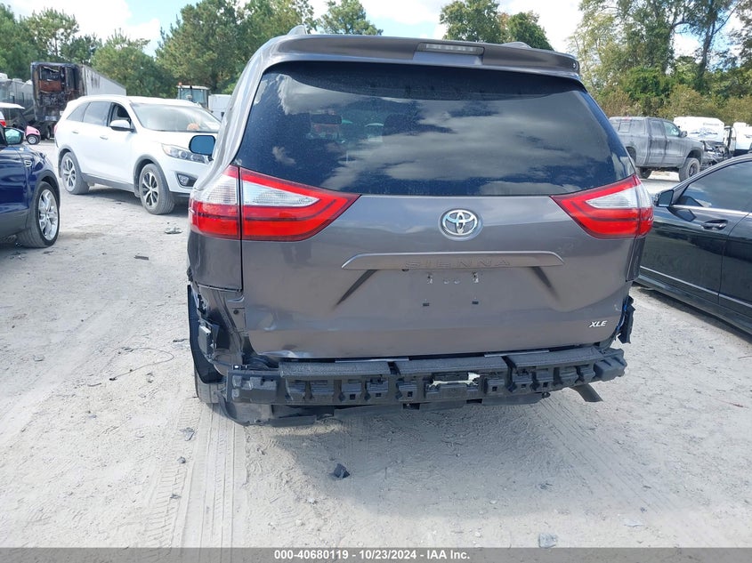 2016 Toyota Sienna Xle 8 Passenger VIN: 5TDYK3DC1GS747780 Lot: 40680119