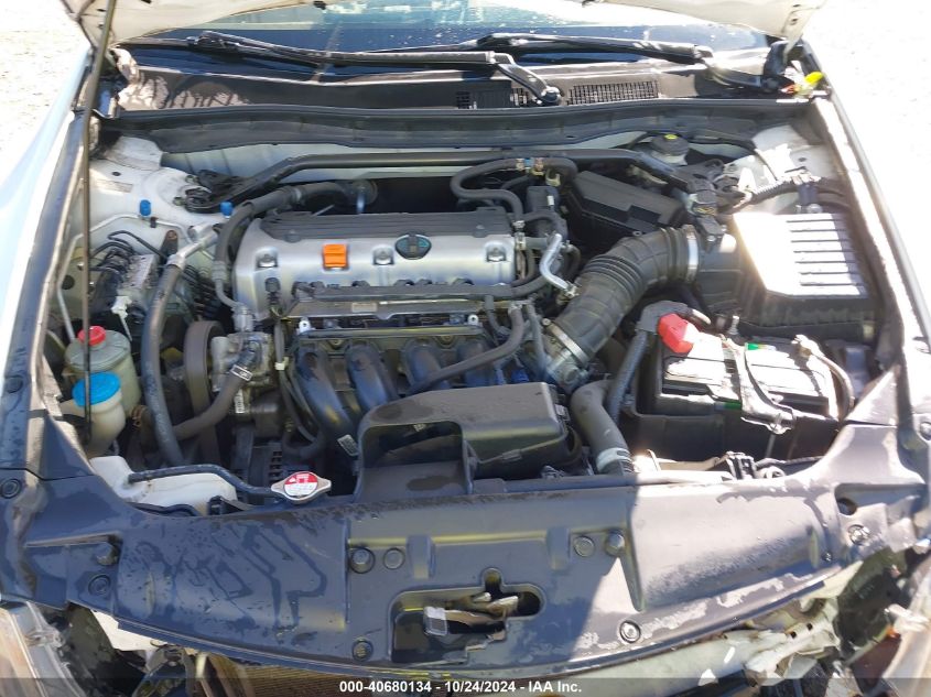 2010 Honda Accord 2.4 Ex-L VIN: 1HGCP2F80AA113476 Lot: 40680134