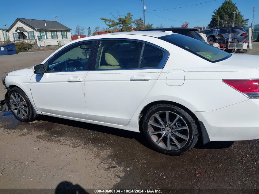 2010 Honda Accord 2.4 Ex-L VIN: 1HGCP2F80AA113476 Lot: 40680134