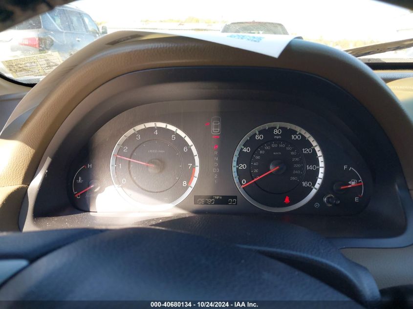 2010 Honda Accord 2.4 Ex-L VIN: 1HGCP2F80AA113476 Lot: 40680134
