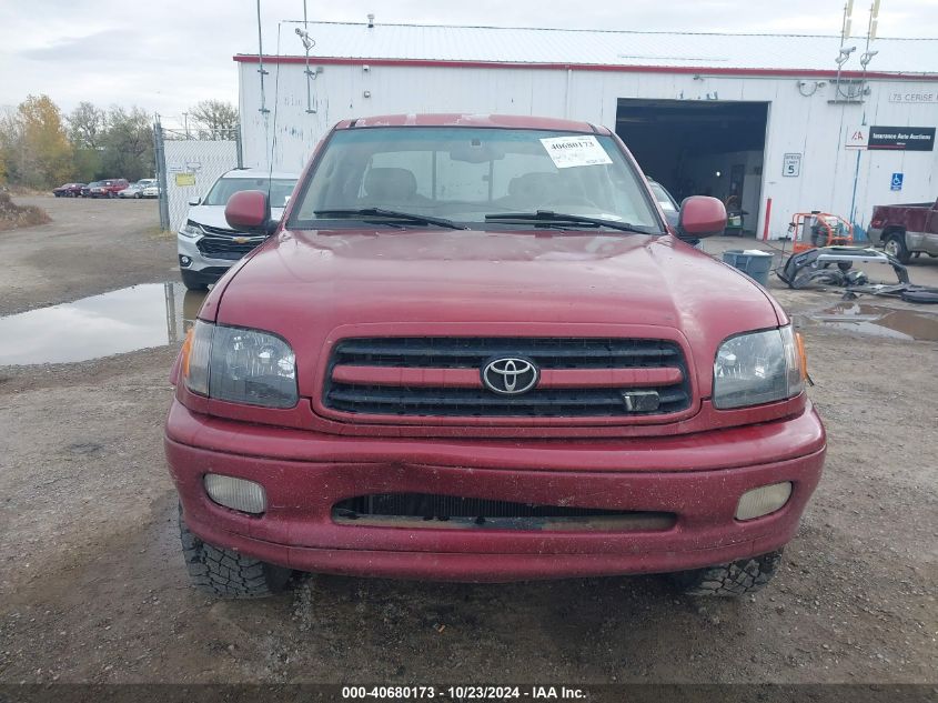 2001 Toyota Tundra Ltd V8 VIN: 5TBBT48181S128840 Lot: 40680173