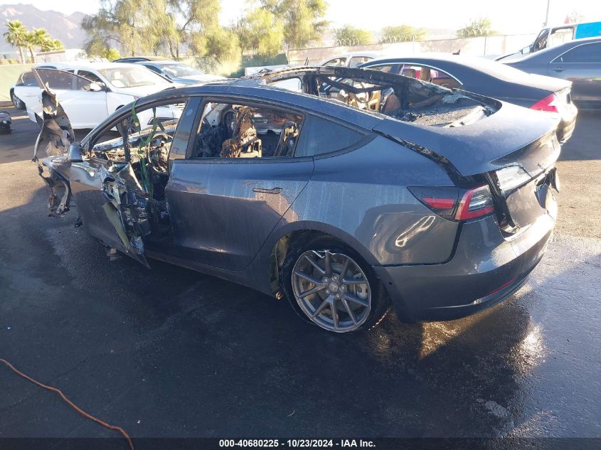 VIN 5YJ3E1EA7MF051704 2021 TESLA MODEL 3 no.3