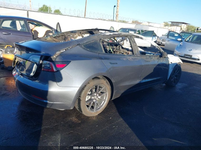 VIN 5YJ3E1EA7MF051704 2021 TESLA MODEL 3 no.4