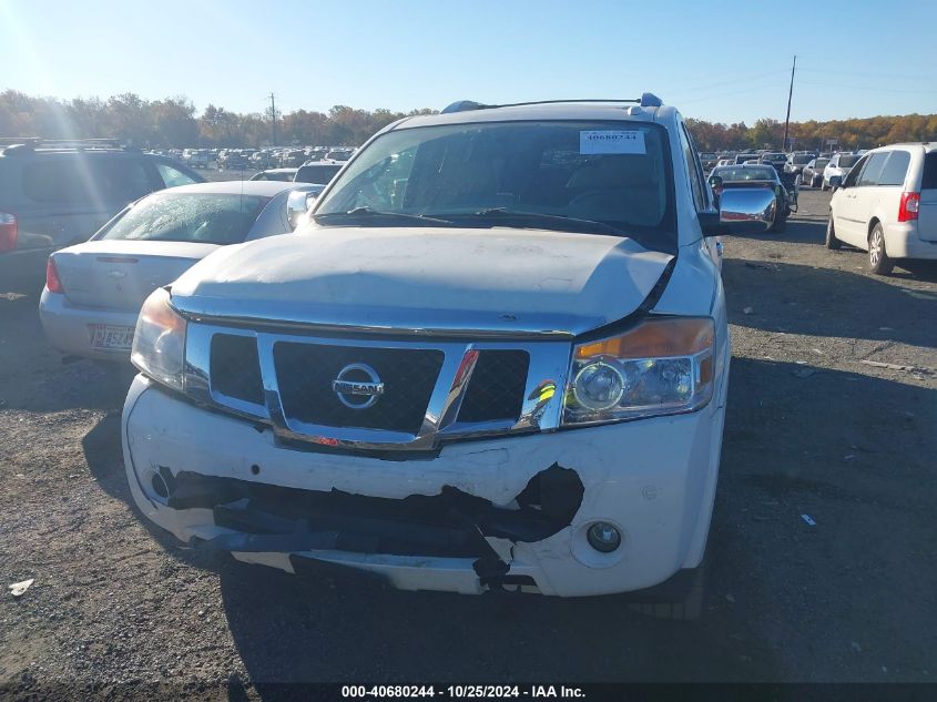 2011 Nissan Armada Platinum VIN: 5N1AA0NE8BN604967 Lot: 40680244