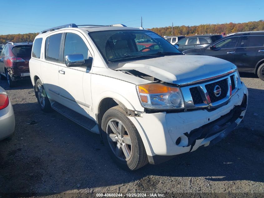 2011 Nissan Armada Platinum VIN: 5N1AA0NE8BN604967 Lot: 40680244