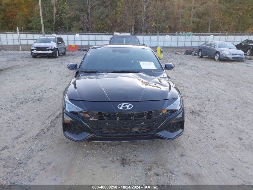 2023 Hyundai Elantra N Line VIN: KMHLR4AF3PU581327 Lot: 40680258