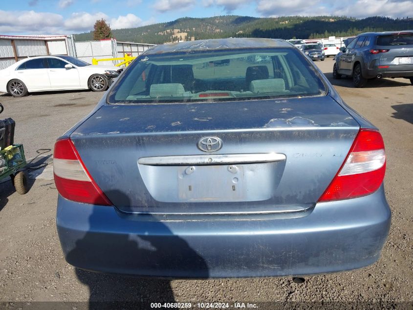 2004 Toyota Camry Xle VIN: 4T1BE32K74U900589 Lot: 40680259