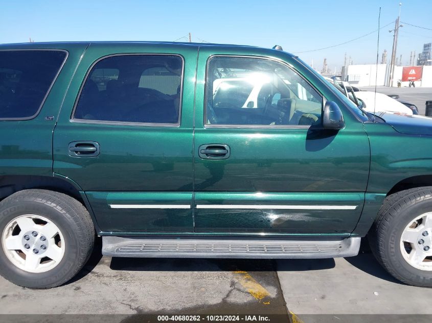 2004 Chevrolet Tahoe Lt VIN: 1GNEC13T24R186335 Lot: 40680262