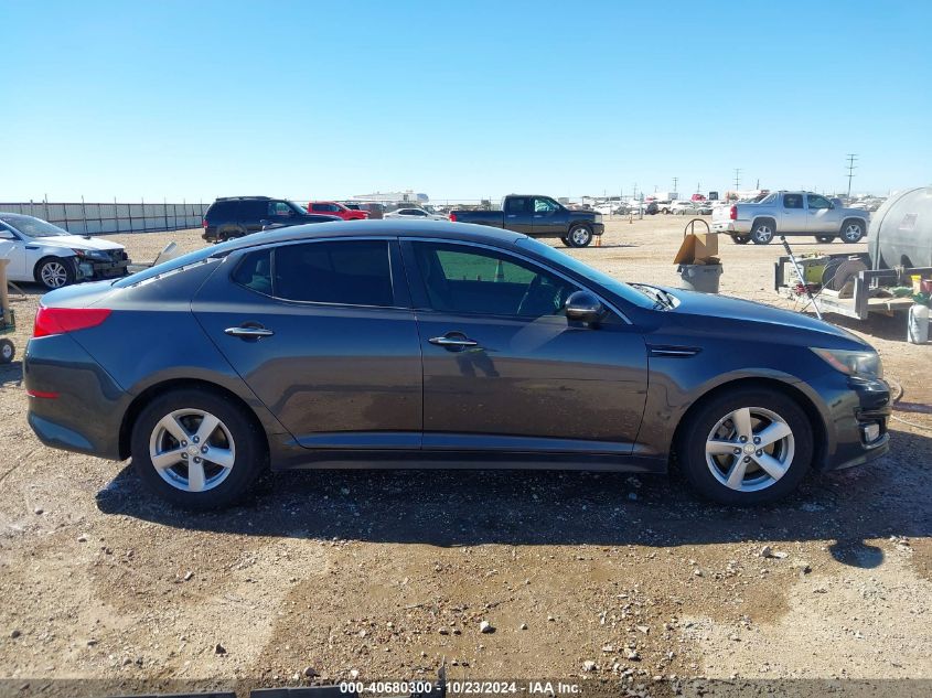 2015 Kia Optima Lx VIN: 5XXGM4A76FG437465 Lot: 40680300