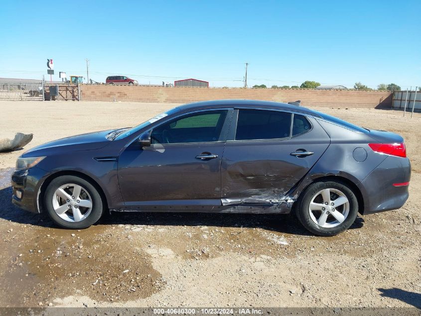 2015 Kia Optima Lx VIN: 5XXGM4A76FG437465 Lot: 40680300