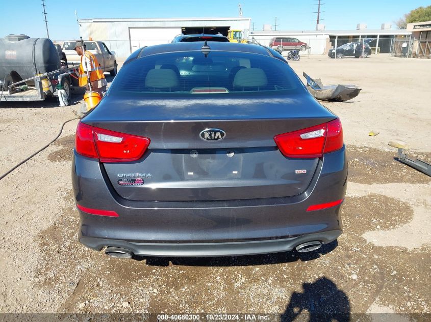 2015 Kia Optima Lx VIN: 5XXGM4A76FG437465 Lot: 40680300