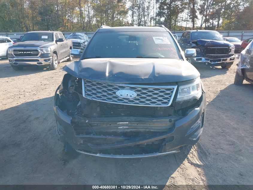 2017 Ford Explorer Platinum VIN: 1FM5K8HTXHGD66480 Lot: 40680381