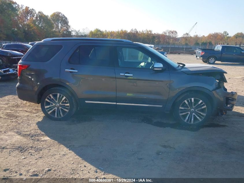 2017 Ford Explorer Platinum VIN: 1FM5K8HTXHGD66480 Lot: 40680381