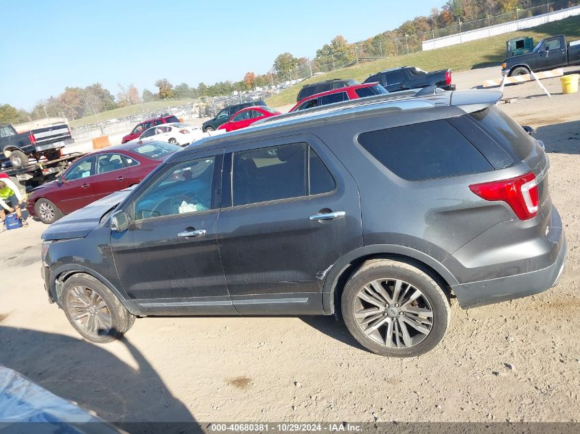 2017 Ford Explorer Platinum VIN: 1FM5K8HTXHGD66480 Lot: 40680381