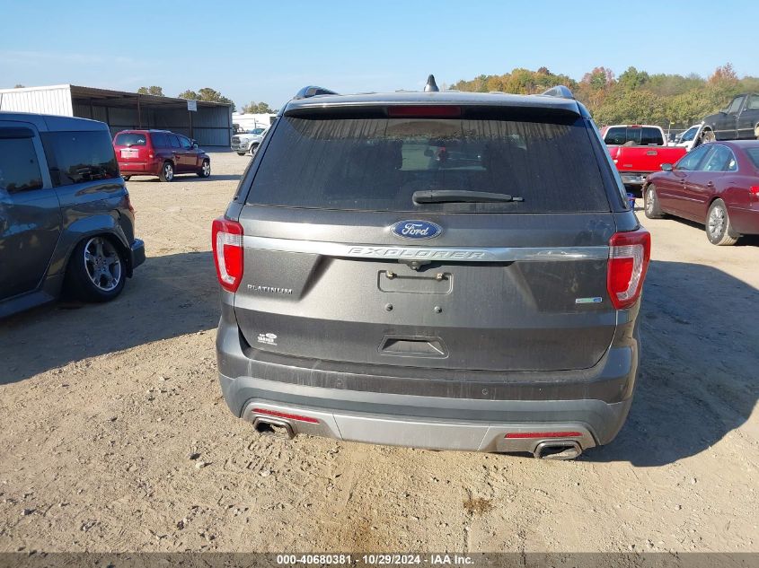 2017 Ford Explorer Platinum VIN: 1FM5K8HTXHGD66480 Lot: 40680381