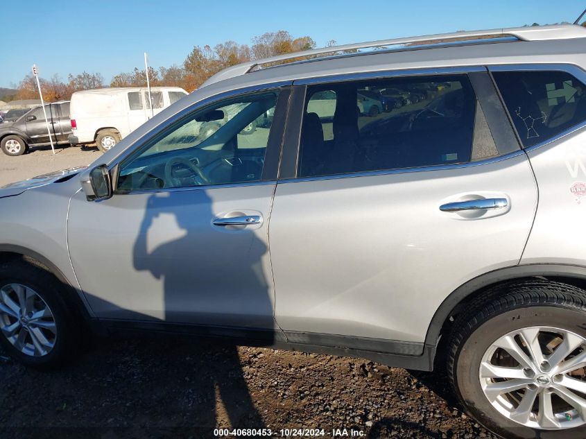 2016 Nissan Rogue Sv VIN: 5N1AT2MM8GC741442 Lot: 40680453