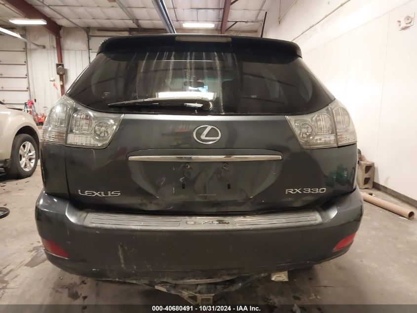 2004 Lexus Rx 330 VIN: JTJHA31UX40053908 Lot: 40680491