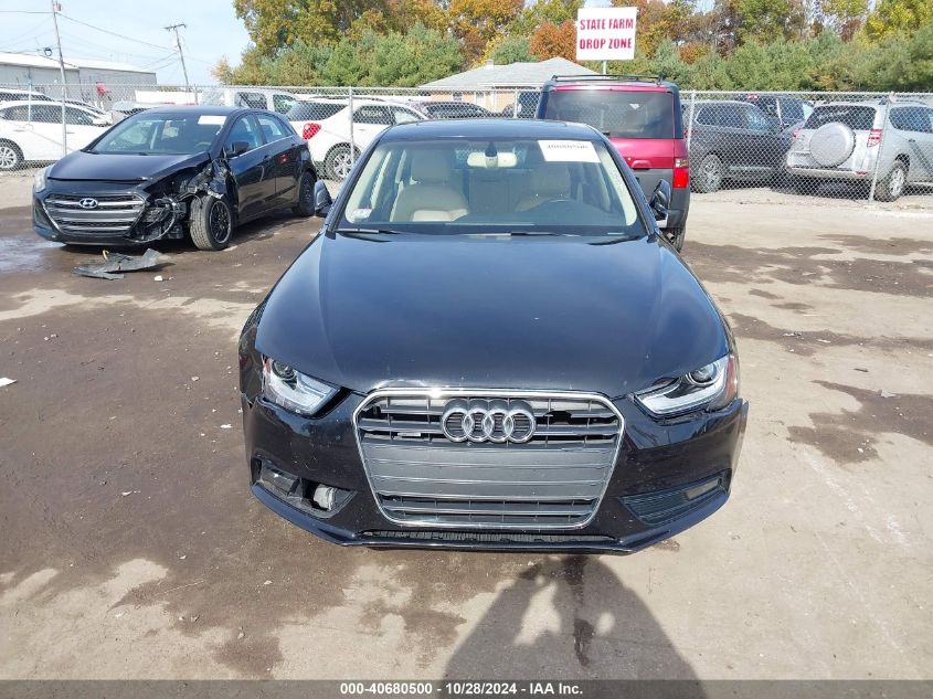 2013 Audi A4 2.0T Premium VIN: WAUFFAFL5DN010514 Lot: 40680500