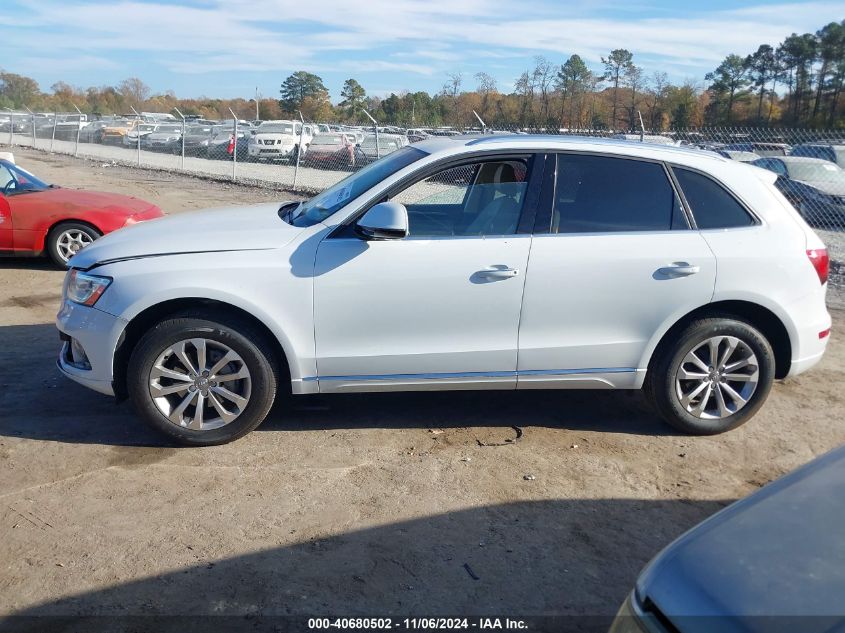 2016 Audi Q5 2.0T Premium VIN: WA1L2AFP0GA014335 Lot: 40680502