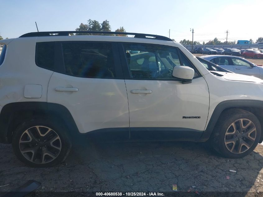 2018 Jeep Renegade Latitude Fwd VIN: ZACCJABB1JPJ59827 Lot: 40680538