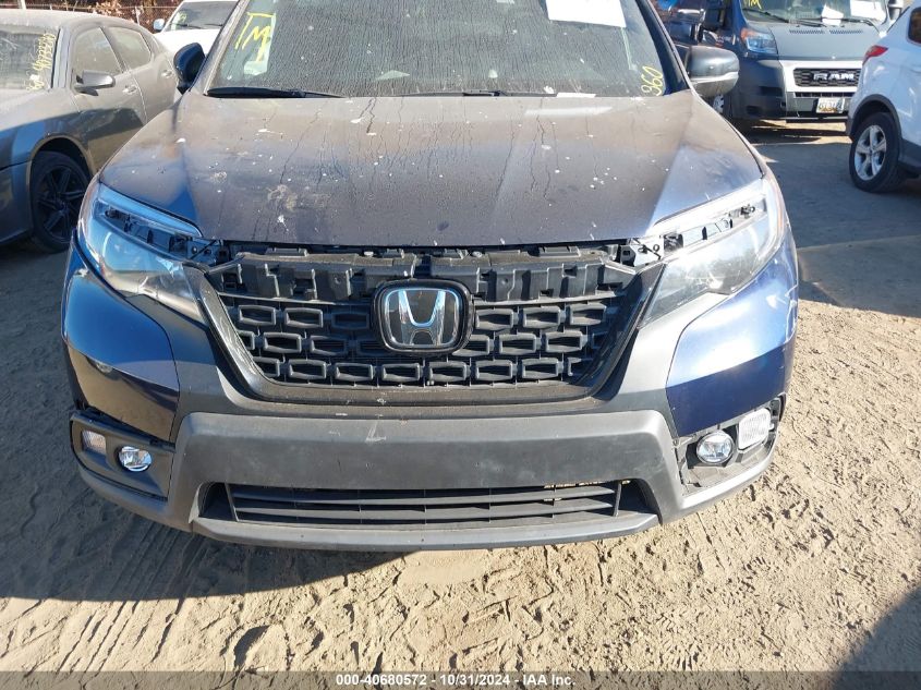 2021 Honda Passport Awd Ex-L VIN: 5FNYF8H57MB010466 Lot: 40680572