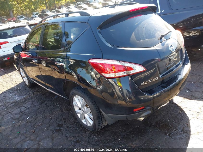 VIN JN8AZ1MW4DW321139 2013 Nissan Murano, SL no.3