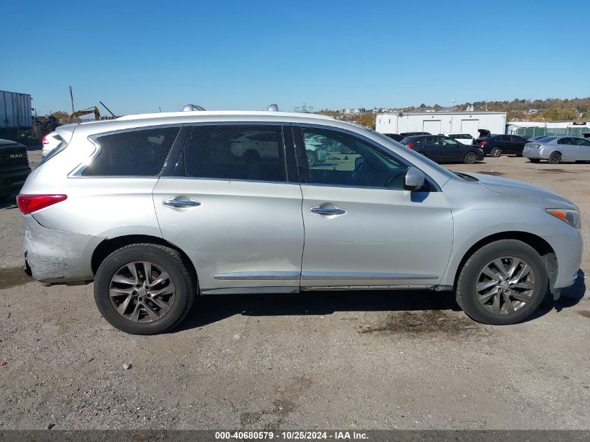 2013 Infiniti Jx35 VIN: 5N1AL0MMXDC333623 Lot: 40680579